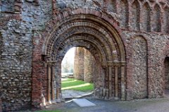 Colchester - St Botolph's Priory: West Front : Church, Essex, ruin, St Botolph, Priory, Colchester
