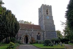 Kirby-le-Soken - St Michael  Apart from the tower, this medieval church was rebuilt in 1870 by Henry Stone, who also built the church at Walton on the Naze, one of the three 'Soken' (along with Kirby)  under the independent jurisdiction of St Paul's Cathredral, which owned a huge estate in the Naze. The tower is a classic "East Anglian" design with diagonal buttresses, faced with knapped flint. The belfry contains 8 bells. : Church, Essex, Kirby, le, Soken, Kirby-le-Soken, St Michael