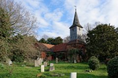 Langdon Hills - St Mary & All Saints  This pretty 16th century church is now a private residence. : Church, Essex, Langdon, Hills, St Mary, C16, Old