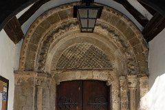 Orsett - Norman arch  Orsett - Norman arch : Architecture, Church, Essex, St Giles, Orsett, Norman, C15, C12, Doorway, Norman Carving