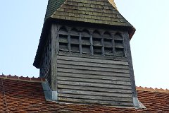 Ulting - All Saints - Spire  Weatherboarded and shingled spire : Church, Essex, Ulting, All Saints