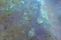 Dawning  Salt and ink : macro, salt, crystals