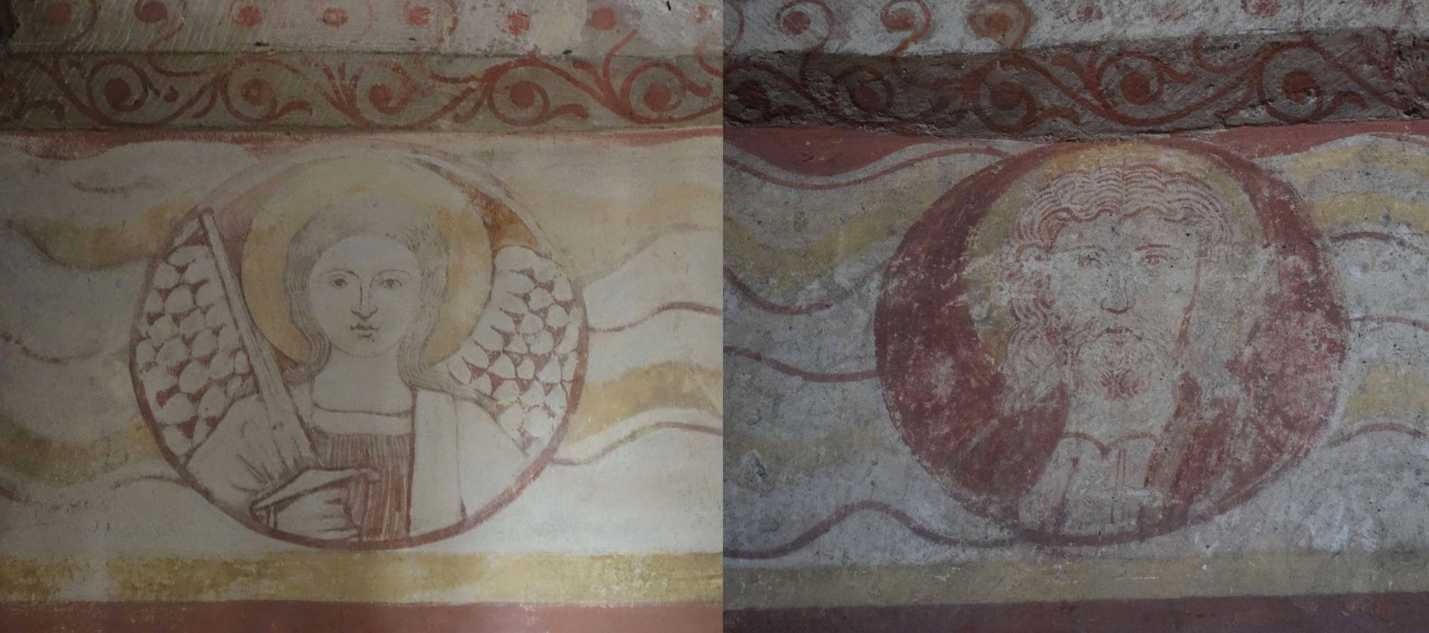 Copford - St Michael and All Angels - Detail of Faces